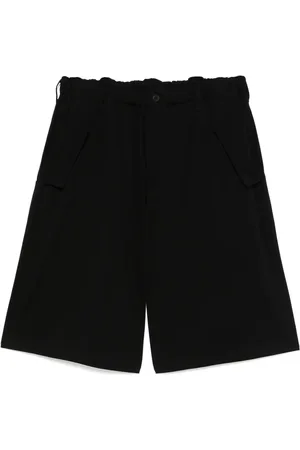 YOHJI YAMAMOTO Shorts mit Kordelzug