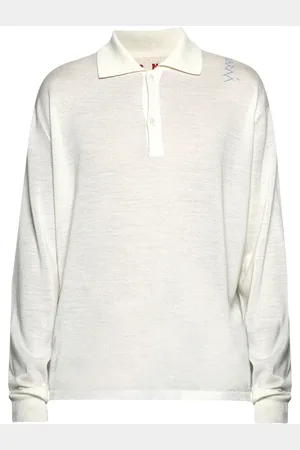 Marni Poloshirt mit Logo-Stickerei