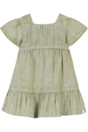 Tartine Et Chocolat Kleid aus Leinen
