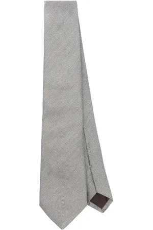 CANALI Twill-Krawatte mit Interlock-Detail