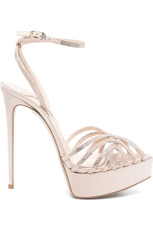 LE SILLA Sandalen mit Kristallen 140mm
