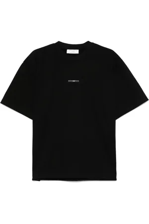 SOCIÉTÉ ANONYME T-Shirt mit binärer Stickerei