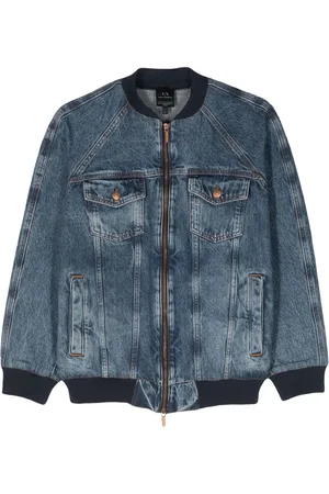 Armani Exchange Jeans-Bomberjacke mit Reißverschluss