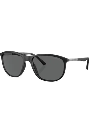 Emporio Armani Sonnenbrille mit silberfarbenem Detail