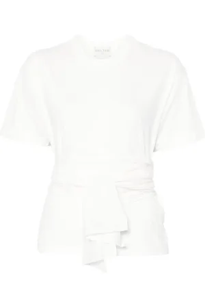 FORTE FORTE T-Shirt mit Wickeldetail