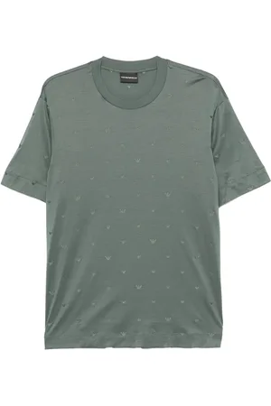 Emporio Armani T-Shirt mit Logo-Stickerei