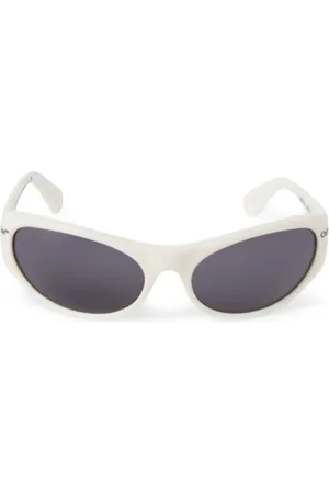 OFF-WHITE Napoli Sonnenbrille mit Oversized-Gestell