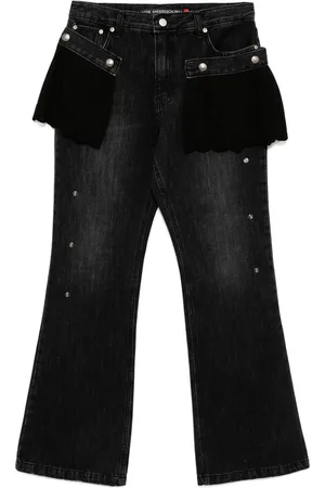 Andersson Bell Jeans mit Spitzeneinsatz