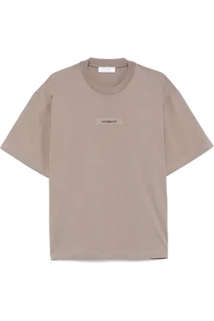 SOCIÉTÉ ANONYME T-Shirt mit binärer Stickerei