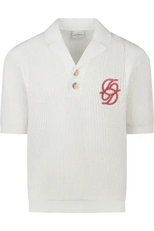 Drôle de Monsieur Gestricktes Poloshirt