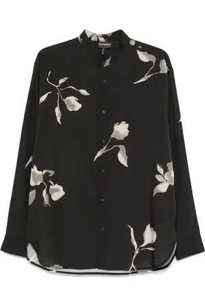 Emporio Armani Hemd mit Blumen-Print