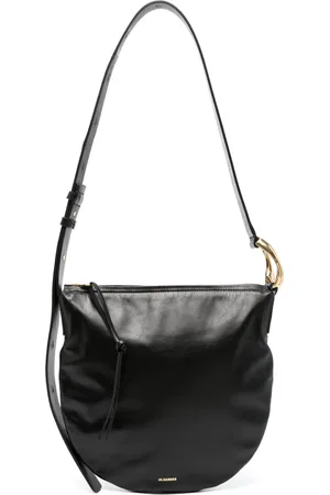 Jil Sander Schultertasche mit Logo-Stempel