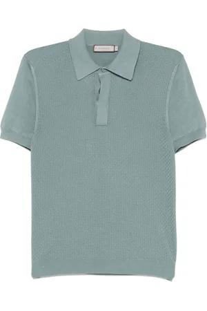 CANALI Strukturiertes Poloshirt
