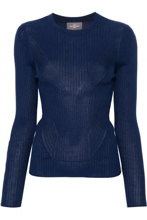 ERIC BOMPARD Geripptes Top
