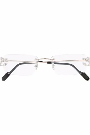 Cartier Rahmenlose Brille mit eckigem Gestell