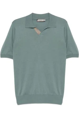 CANALI T-Shirt mit Poloshirtkragen