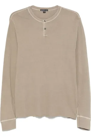 James Perse Henley-T-Shirt aus Jersey