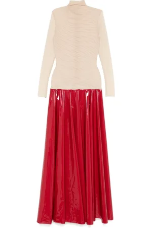 Atu Body Couture Maxikleid mit Kontrasteinsatz