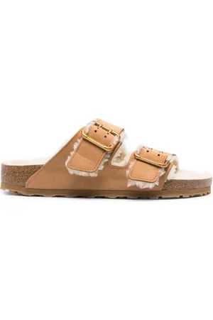 Birkenstock Arizona Slipper mit Shearling