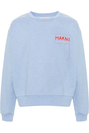 Marni Sweatshirt mit Logo-Print