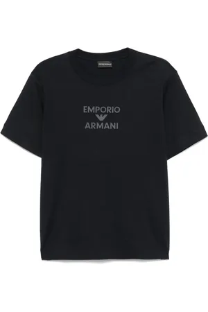 Emporio Armani T-Shirt mit Logo-Applikation