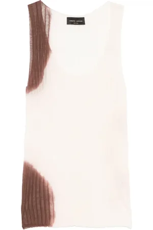 Roberto Collina Geripptes Tanktop