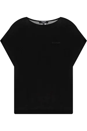 Balmain T-Shirt mit Logo-Stickerei