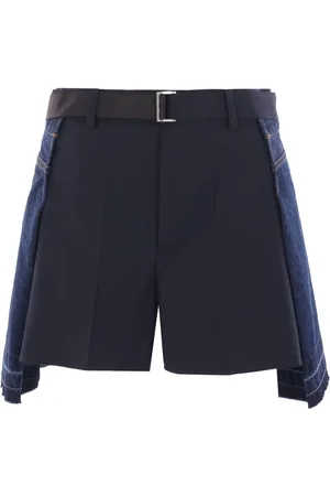 SACAI Shorts mit Gürtel