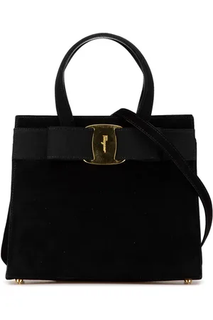 Salvatore Ferragamo 2000-2024 Vara Bow Satchel-Tasche aus Wildleder