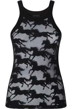 Pinko Tanktop mit Pferde-Motiv
