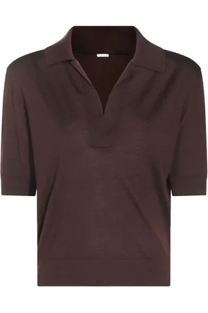 Malo Poloshirt mit V-Ausschnitt