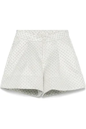 MISS GRANT Shorts mit geometrischem Muster