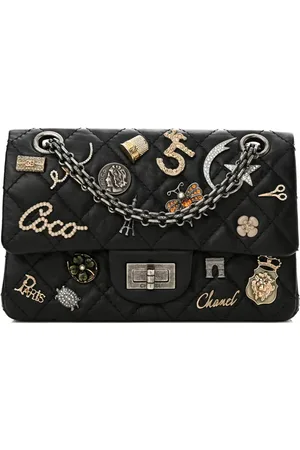 CHANEL 2.55 Schultertasche mit Scherenanhänger