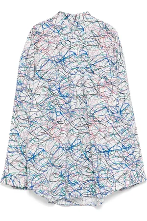 JNBY Oversized-Hemd mit Line-Print