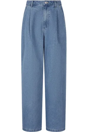 Studio Tomboy Weite Jeans mit Faltendetail