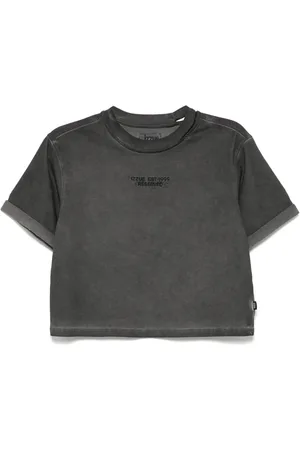 Izzue T-Shirt mit Logo-Stickerei