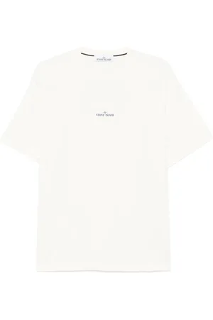 Stone Island T-Shirt mit Logo-Print