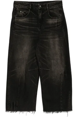 JNBY Tapered-Jeans mit ausgefransten Kanten