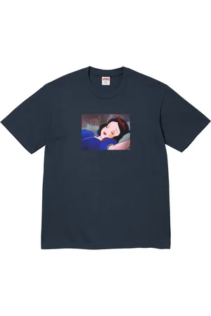 Supreme Snow White Navy T-Shirts