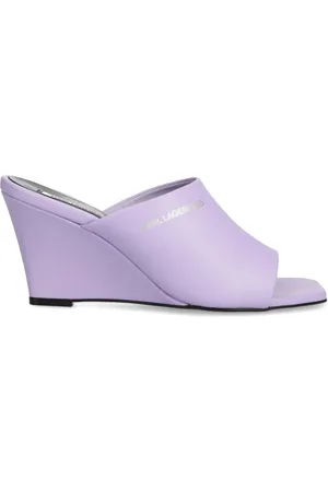 Karl Lagerfeld Mules mit Logo-Print