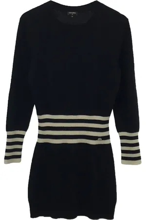 CHANEL 1986-1988 Kleid aus Kaschmir