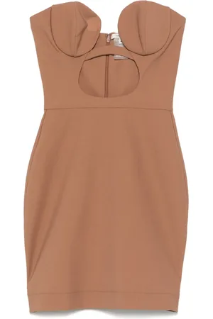 Nensi Dojaka Minikleid mit Cut-Out