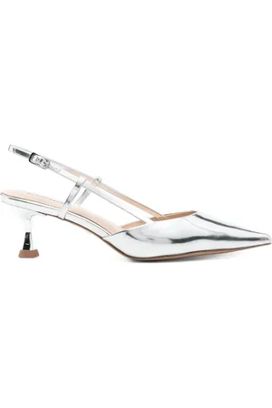 Lola Cruz Pumps im Metallic-Look 50mm