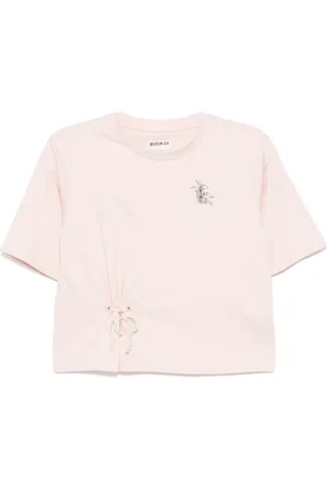 Musium Div. T-Shirt mit Logo-Stickerei