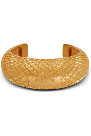 Balmain Mesh-Armband mit Logo-Gravur