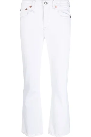 R13 Ausgestellte Cropped-Jeans