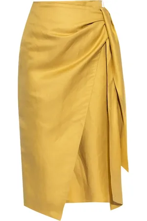Max Mara Drapierter Midirock