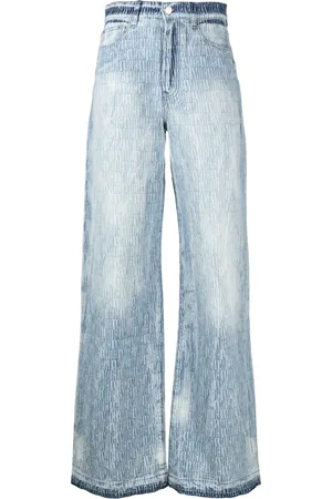 AMIRI Weite Jeans mit Jacquard-Logo