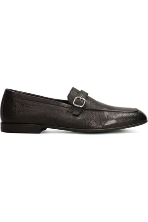 Green george Loafer aus strukturiertem Leder