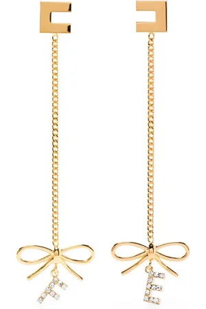 Elisabetta Franchi Ohrringe mit Schleifendetail
